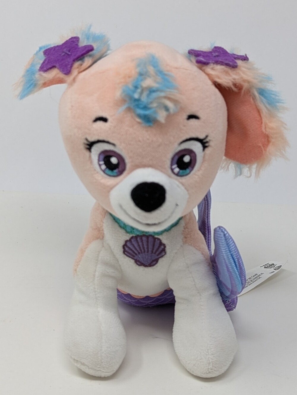 Paw Patrol Aqua Plush Coral Mermaid Dog Puppy Merdog